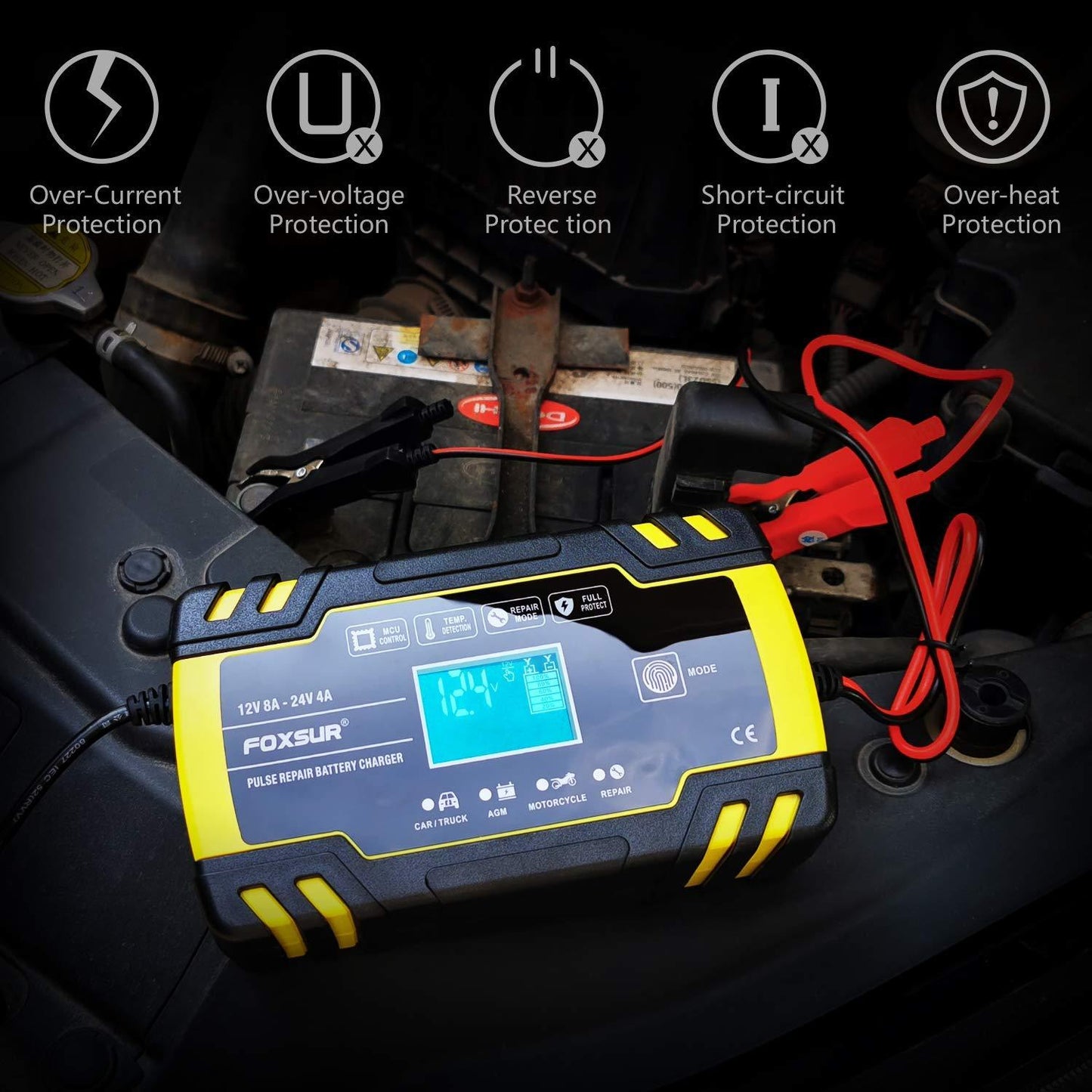 iGi4Shop Motorcycle pulse battery charger