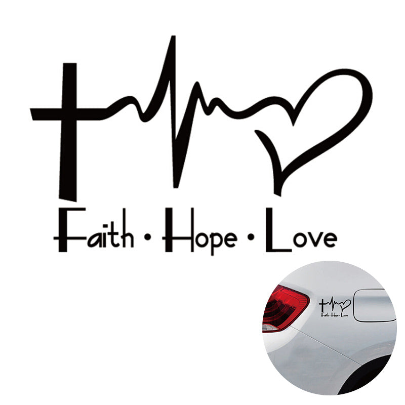 iGi4Shop Faith hope love plus Wall Sticker