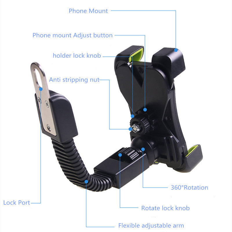 iGi4Shop Electric motorcycle mobile phone bracket
