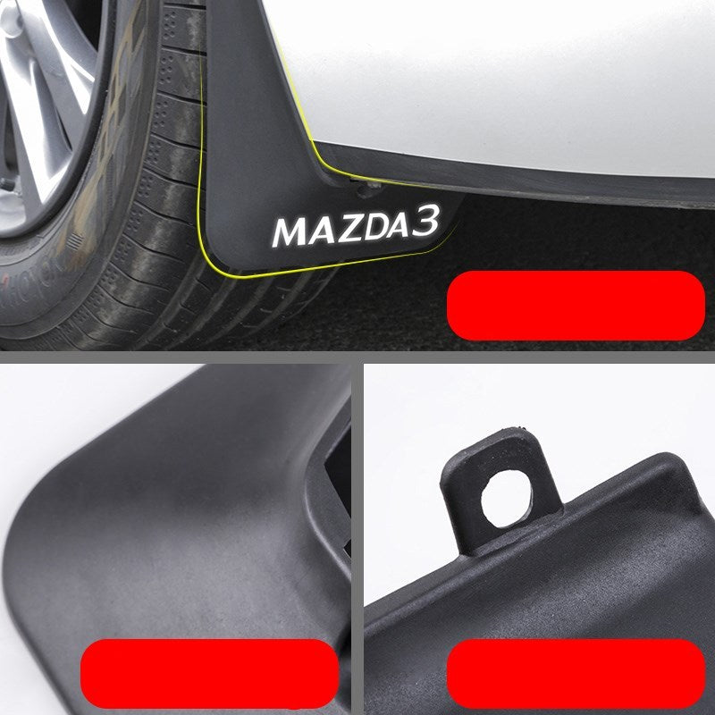 iGi4Shop Applicable to Mazda 3 Angkesila mudguard