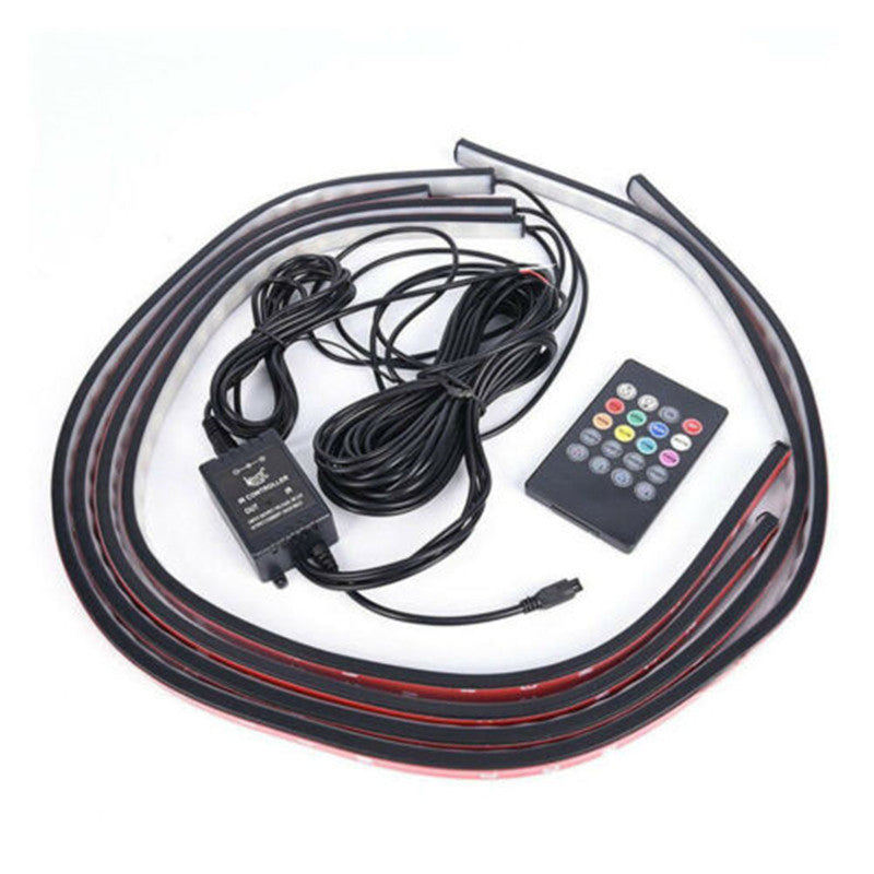 iGi4Shop 1 drag 4-5050 colorful voice control car chassis light atmosphere