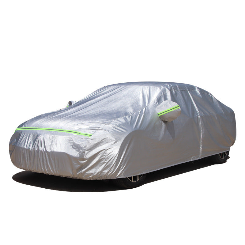iGi4Shop Taffeta 190T210T silver-coated black universal car cover