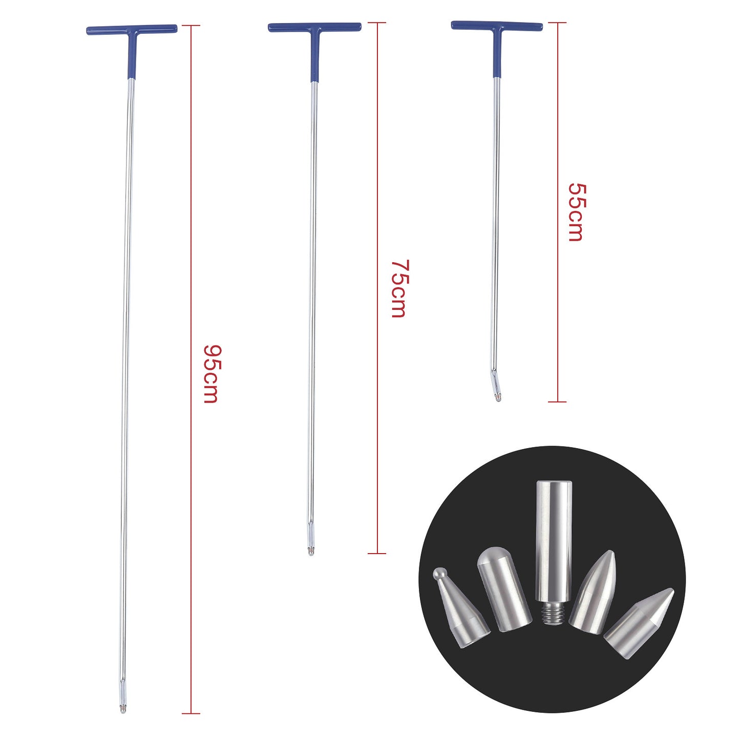 iGi4Shop Car Dent Repair Tool Hook Crowbar Three-piece Set