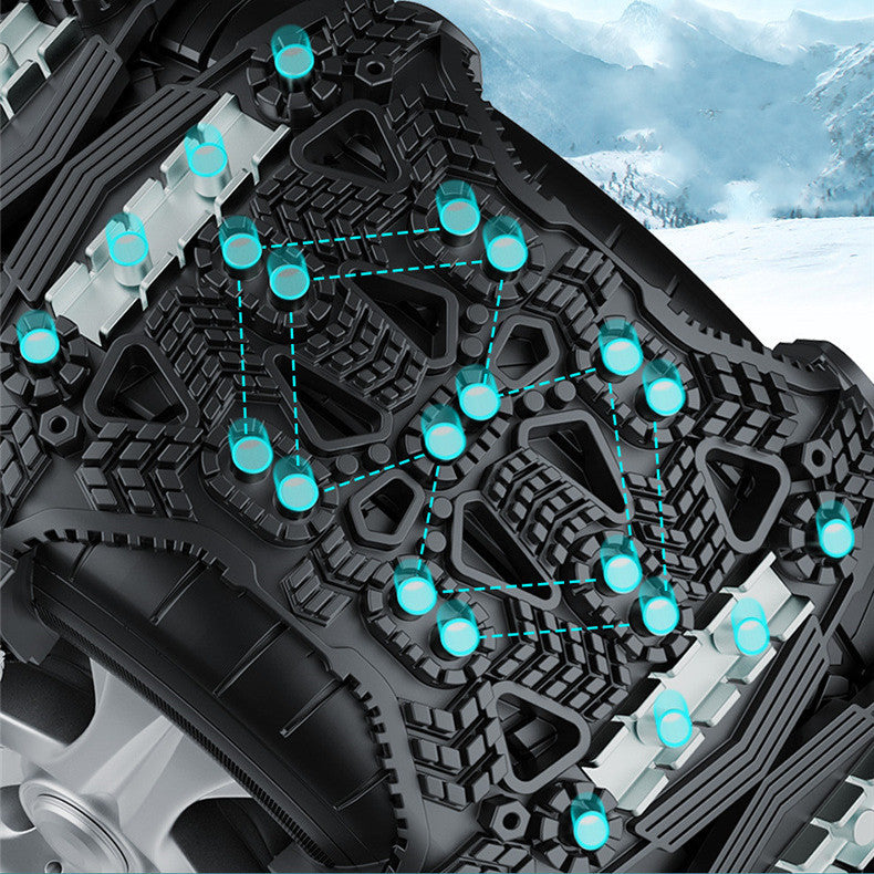 iGi4Shop Universal Nonskid Chain Steel Plate Gear Tire Chain Nonskid Chain New Car SUV SUV Universal
