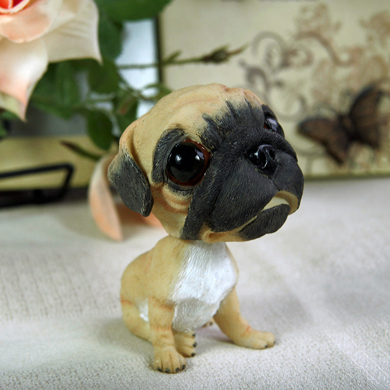 iGi4Shop Car interior moving head decoration world famous dog car supplies