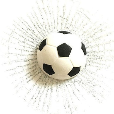 iGi4Shop Hot 3D stereo football basketball tennis baseball tennis crazy car glass motor vehicle supplies wholesale labeling