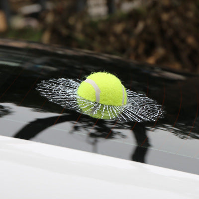 iGi4Shop Hot 3D stereo football basketball tennis baseball tennis crazy car glass motor vehicle supplies wholesale labeling