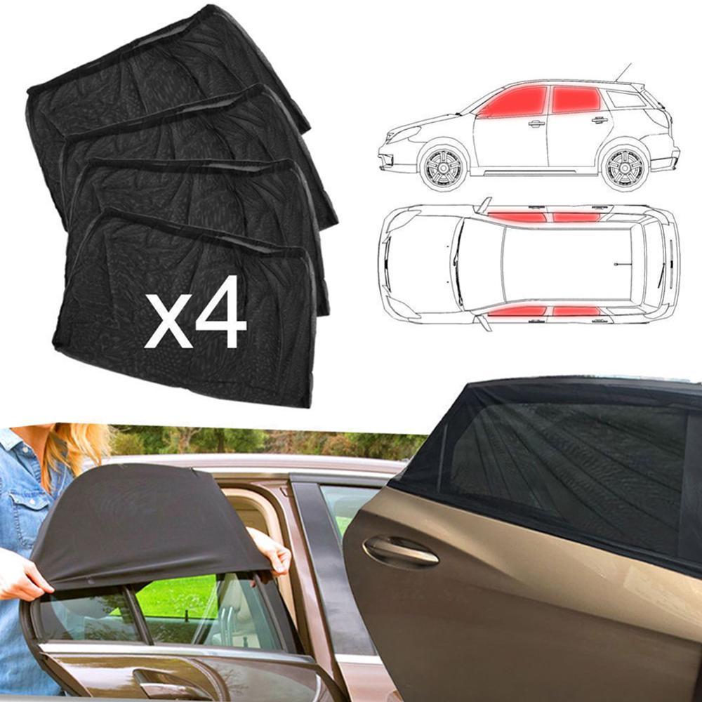 iGi4Shop Sunshade And Mosquito Black Screen Car Window Protection Cover