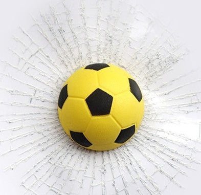 iGi4Shop Hot 3D stereo football basketball tennis baseball tennis crazy car glass motor vehicle supplies wholesale labeling