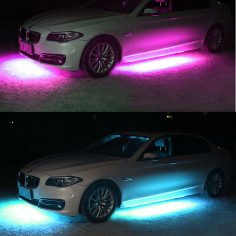 iGi4Shop 1 drag 4-5050 colorful voice control car chassis light atmosphere
