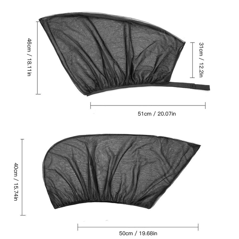 iGi4Shop Sunshade And Mosquito Black Screen Car Window Protection Cover