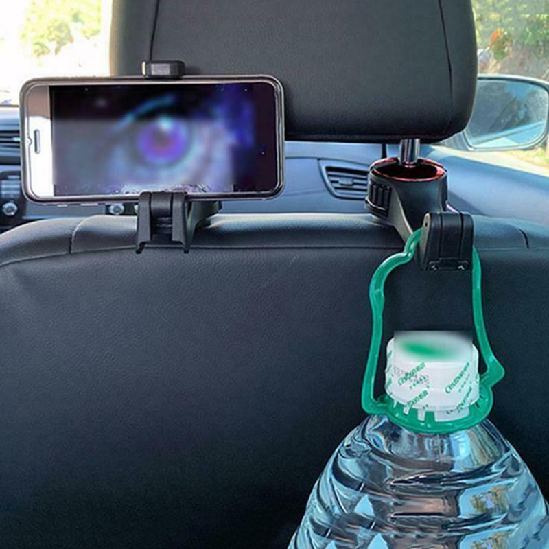 iGi4Shop Car Headrest Hook Phone Car Holder Car Hanger For A4 B6 Seat Back Hanger Storage Hook Phone Holder Auto Fastener Clip
