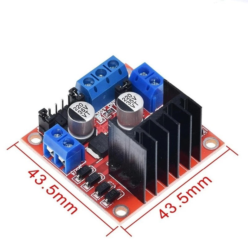 iGi4Shop L298N Motor Driven Board Module DC Stepper Motor Motor Intelligent Vehicle Robot Accessories