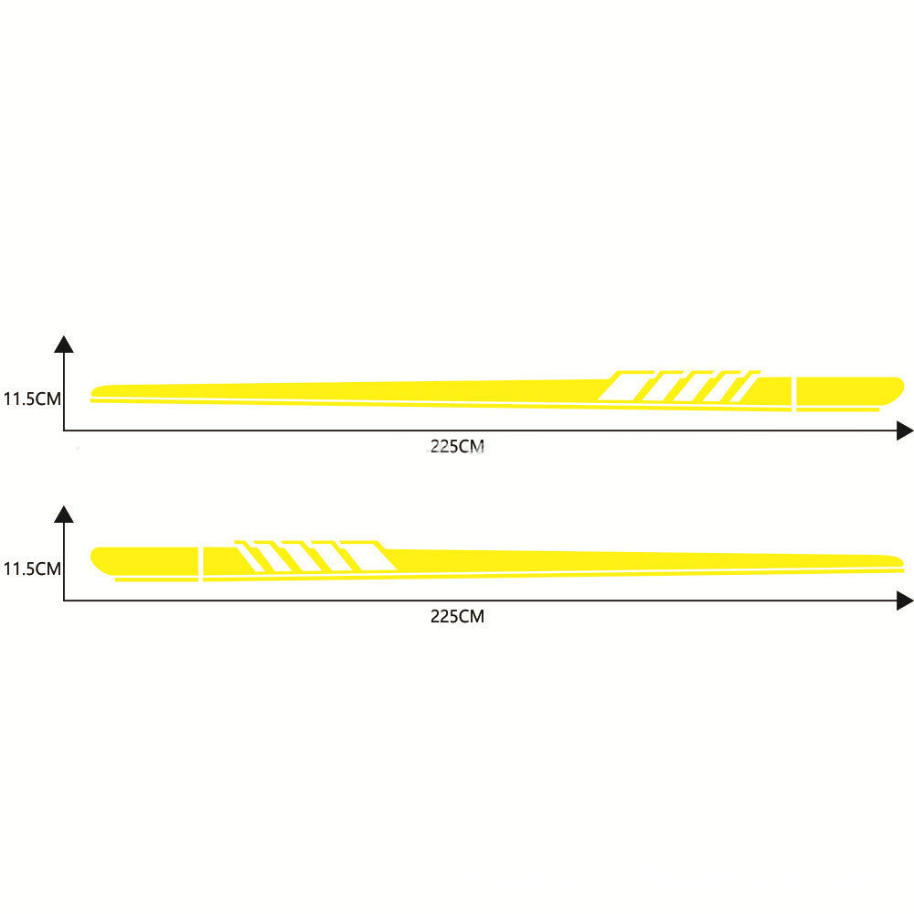 iGi4Shop Side skirt stripe side car sticker