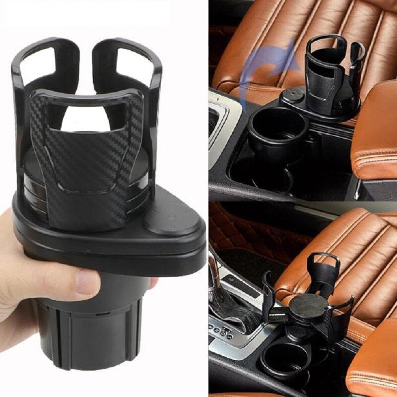 iGi4Shop Foldable Car Cup Holder Drinking Bottle Holder Cup Stand Bracket Sunglasses Phone Organizer Stowing Tidying Car Styling