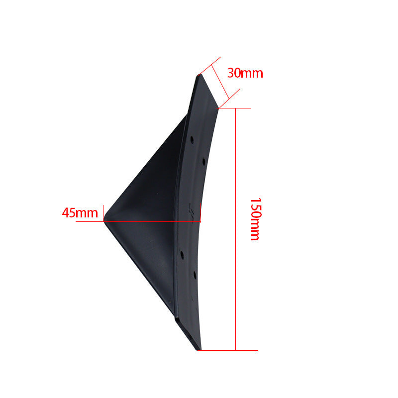 iGi4Shop Automotive Universal Triangle Rear Spoiler Carbon Fiber Chassis