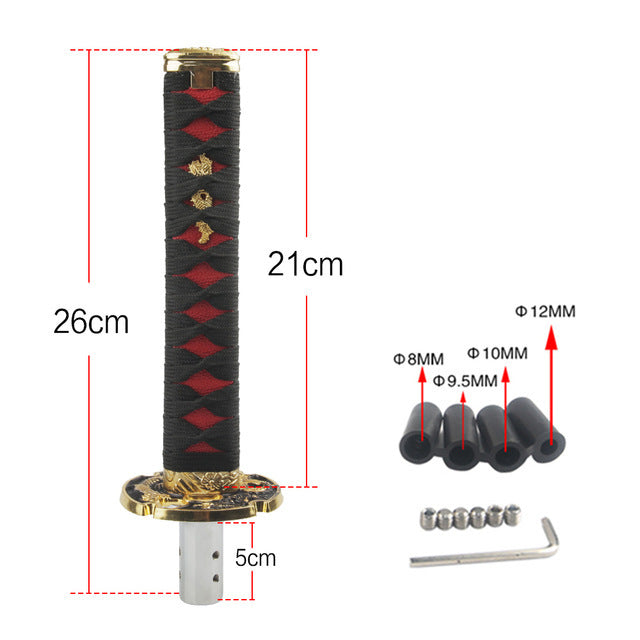 iGi4Shop General JDM Samurai Sword Knob 200mm260mm Samurai