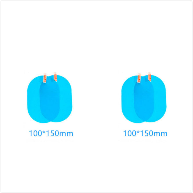 iGi4Shop Oval Anti-Moist Waterproof Side Mirror Sticker