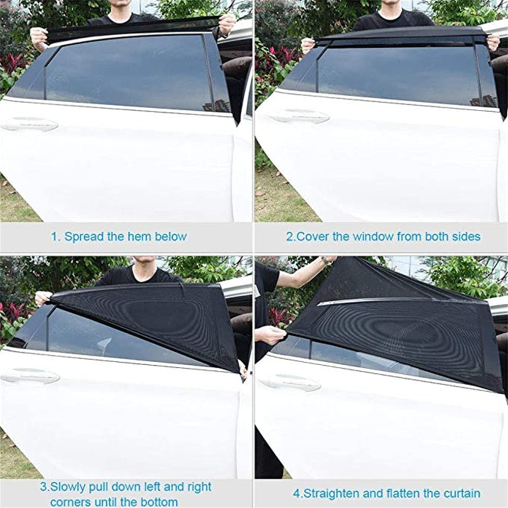 iGi4Shop Car Screen Window Anti-mosquito Repellent Mosquito Net Sunshade Universal Type