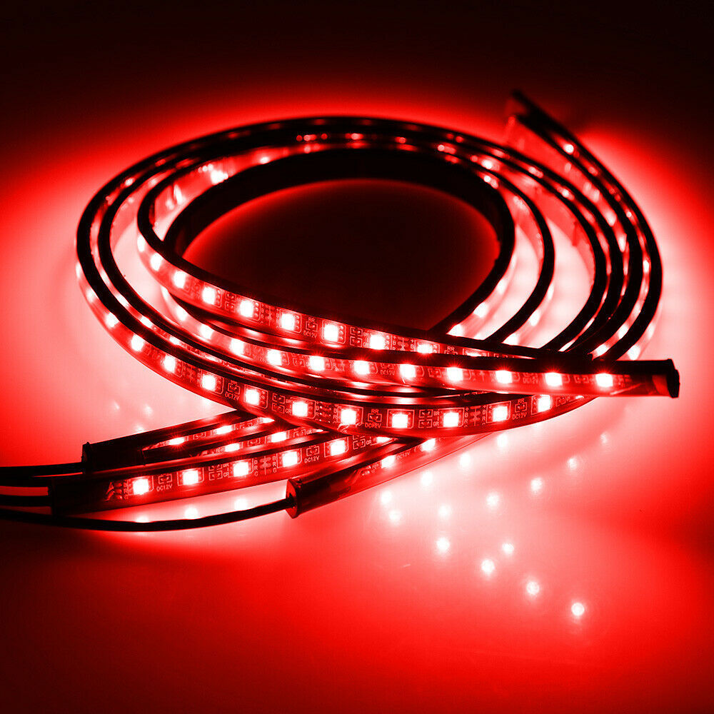 iGi4Shop Car Underglow Light Flexible Strip LED Underbody Lights Remote APP Control Car Led Neon Light RGB Decorative Atmosphere Lamp