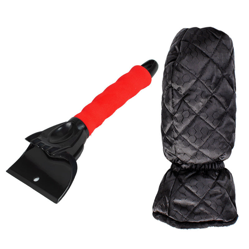 iGi4Shop Car Windshield Snow Scraper Mitten With Durable Handle, Waterproof Snow Remover Glove With Warm Thick Soft Fleece