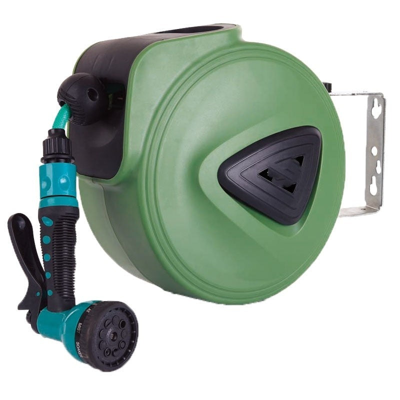 iGi4Shop Qiya Automatic Retractable Hose Reel Water Drum Bobbin Winder Pneumatic Tools 10 M PVC Water Pipe Collector