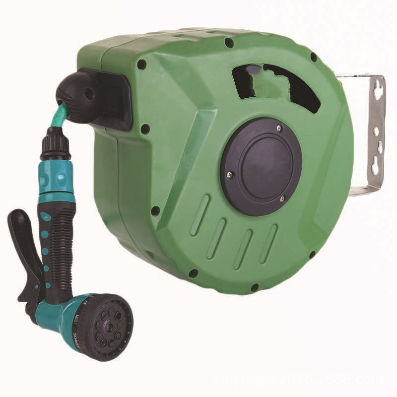 iGi4Shop Qiya Automatic Retractable Hose Reel Water Drum Bobbin Winder Pneumatic Tools 10 M PVC Water Pipe Collector