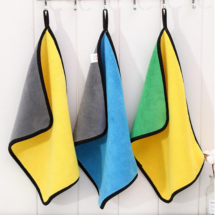 iGi4Shop Two-color Couble-sided Car Dual-use Cleaning Car Wash Towel