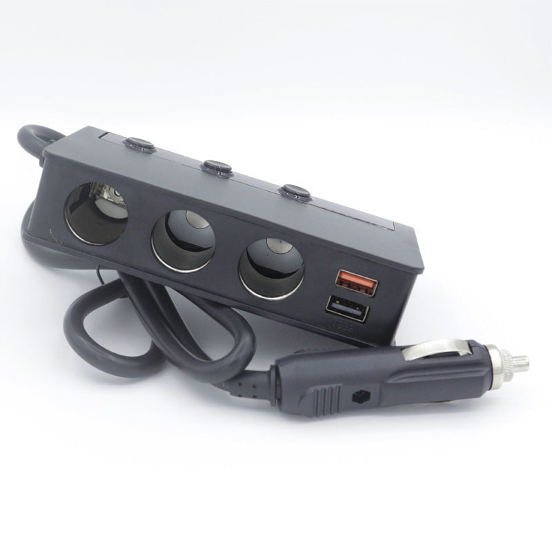 iGi4Shop New Cigarette Lighter, One For Three Cars, High Power Car Charger