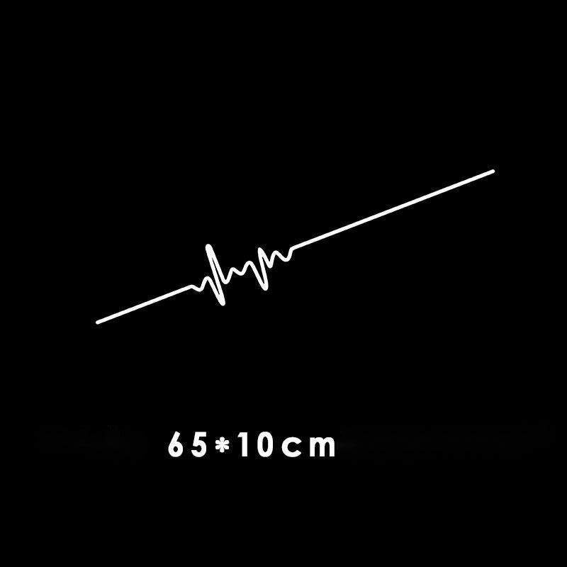 iGi4Shop Car Electrocardiogram Creative Sound Wave Chart Car Sticker
