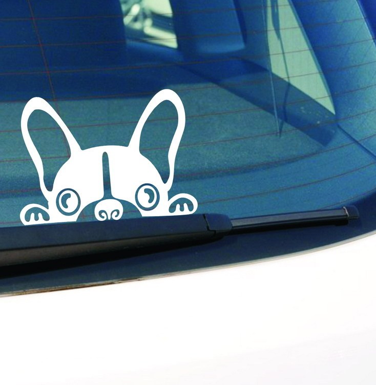 iGi4Shop French bulldog car sticker