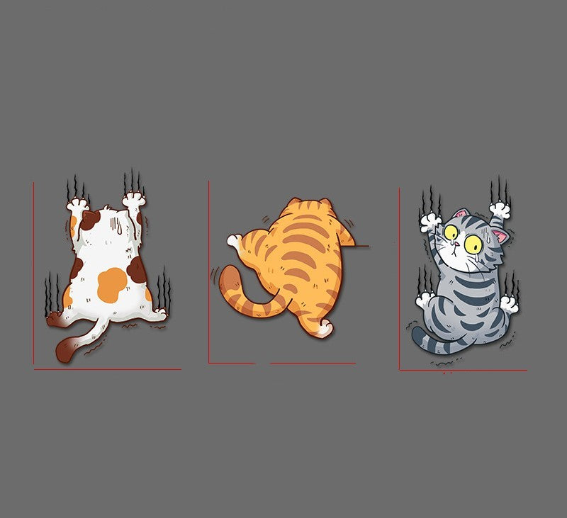 iGi4Shop Scratch Pet Cat Car Sticker Scratch Body