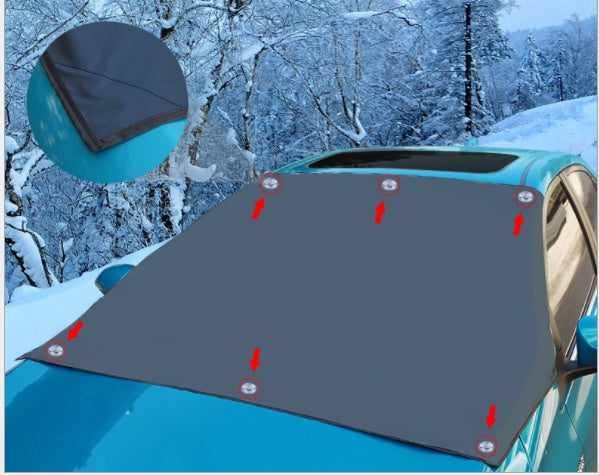 iGi4Shop Car Magnetic Snow Gear 5 Magnetic Car Magnet Sunshade Snow Gear Multi-function Snow Block