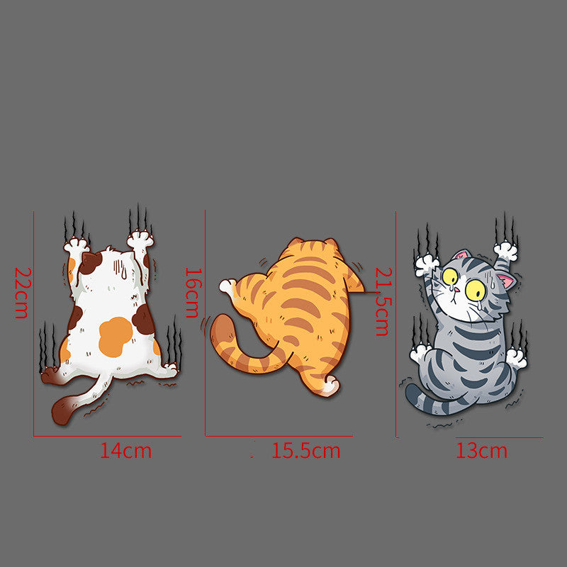 iGi4Shop Scratch Pet Cat Car Sticker Scratch Body