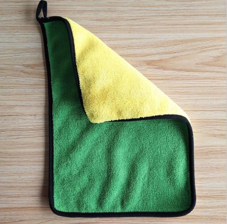 iGi4Shop Two-color Couble-sided Car Dual-use Cleaning Car Wash Towel