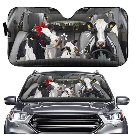 iGi4Shop Car Sun Shield Front Stop Sunscreen Heat Insulation Non-punching Telescopic Curtain