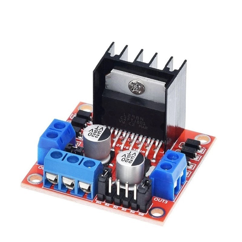 iGi4Shop L298N Motor Driven Board Module DC Stepper Motor Motor Intelligent Vehicle Robot Accessories