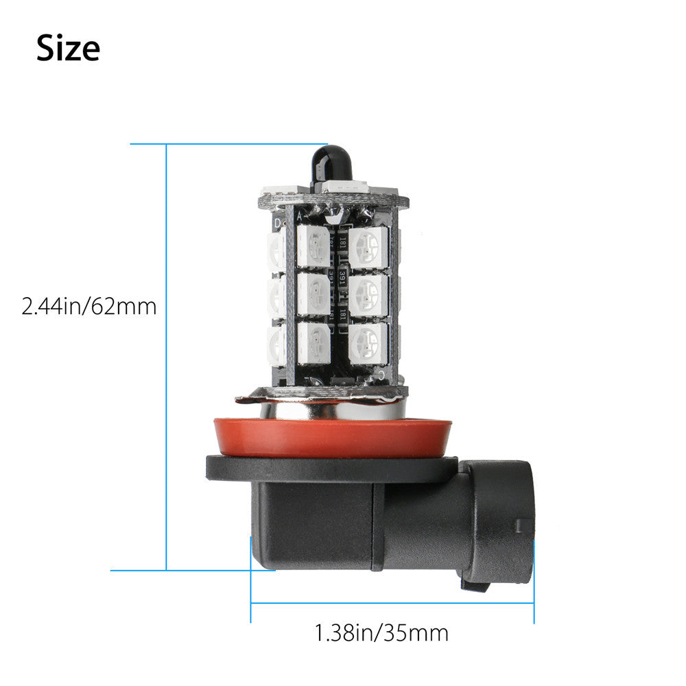 iGi4Shop Highlight RGB With Remote Control Fog Lights Colorful Fog Lights