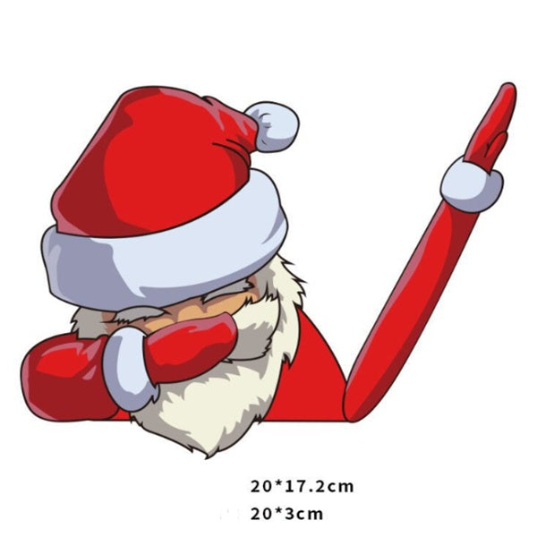 iGi4Shop Santa Wiper Car Sticker without Straps
