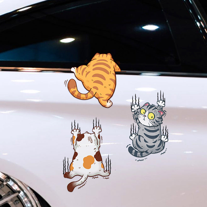 iGi4Shop Scratch Pet Cat Car Sticker Scratch Body