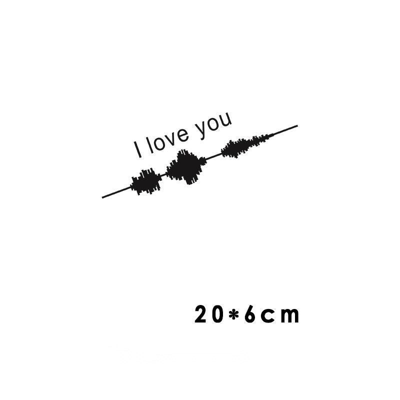 iGi4Shop Car Electrocardiogram Creative Sound Wave Chart Car Sticker