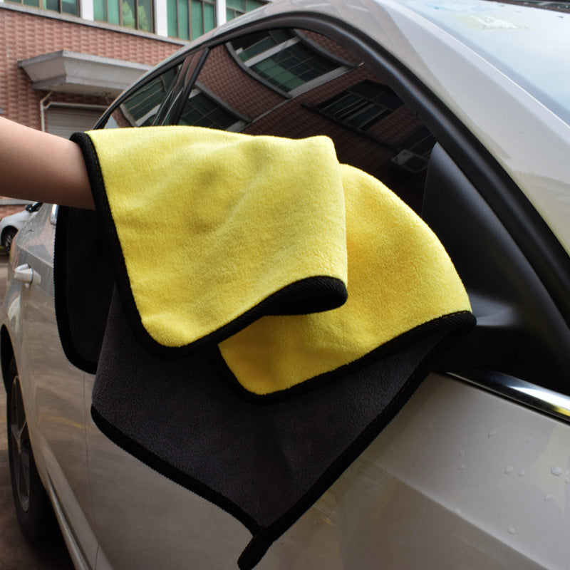 iGi4Shop Two-color Couble-sided Car Dual-use Cleaning Car Wash Towel