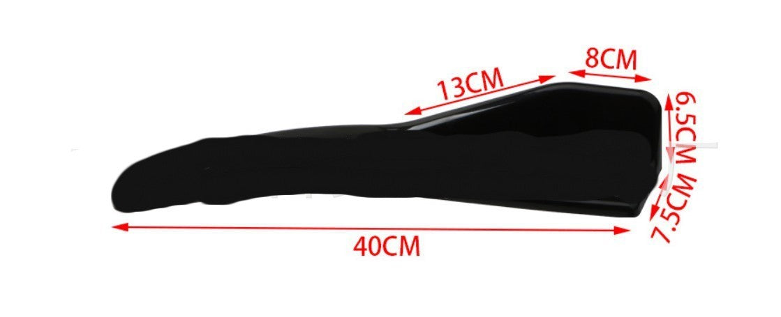 iGi4Shop Car Refitted Front And Rear Deflector Light Carbon Fiber