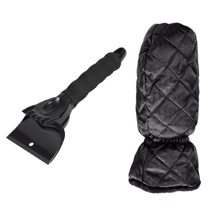 iGi4Shop Car Windshield Snow Scraper Mitten With Durable Handle, Waterproof Snow Remover Glove With Warm Thick Soft Fleece