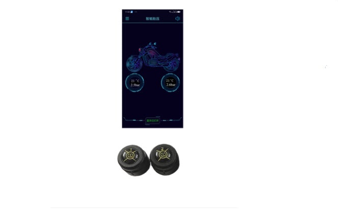 iGi4Shop Wireless Tire Pressure Monitor For Detecting And Alarming Two-wheeled Electric Locomotive