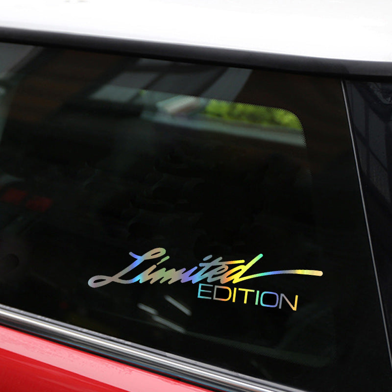iGi4Shop Foreign Trade Car Sticker Laser Reflective Car Sticker LIMITED EDITION