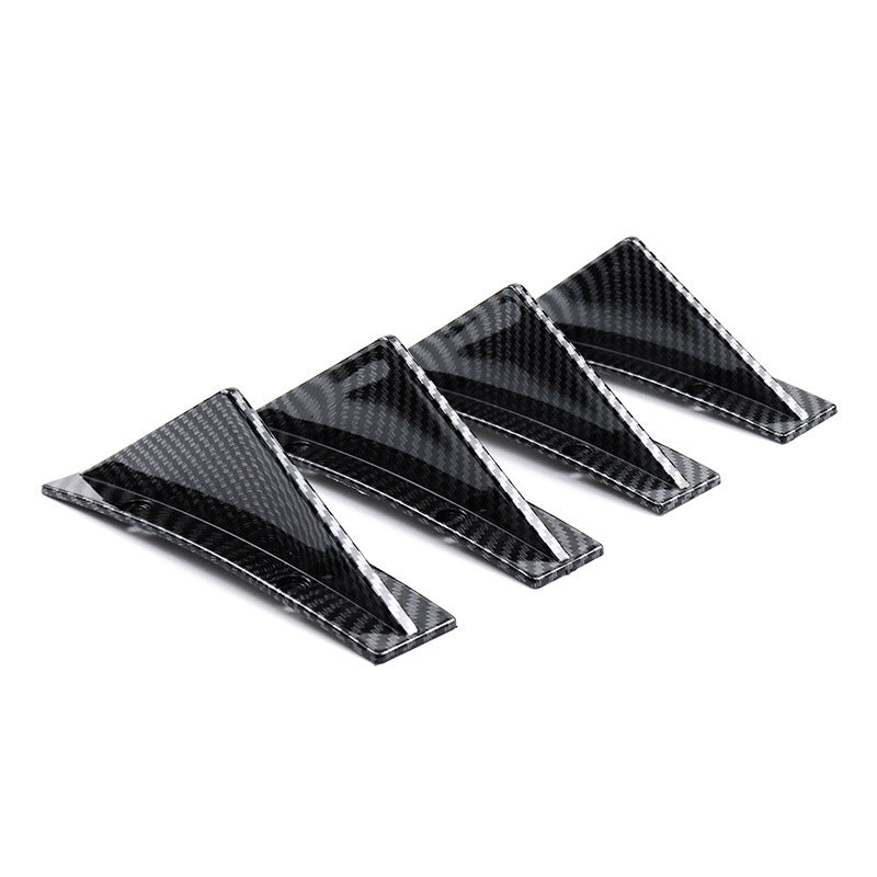 iGi4Shop Automotive Universal Triangle Rear Spoiler Carbon Fiber Chassis