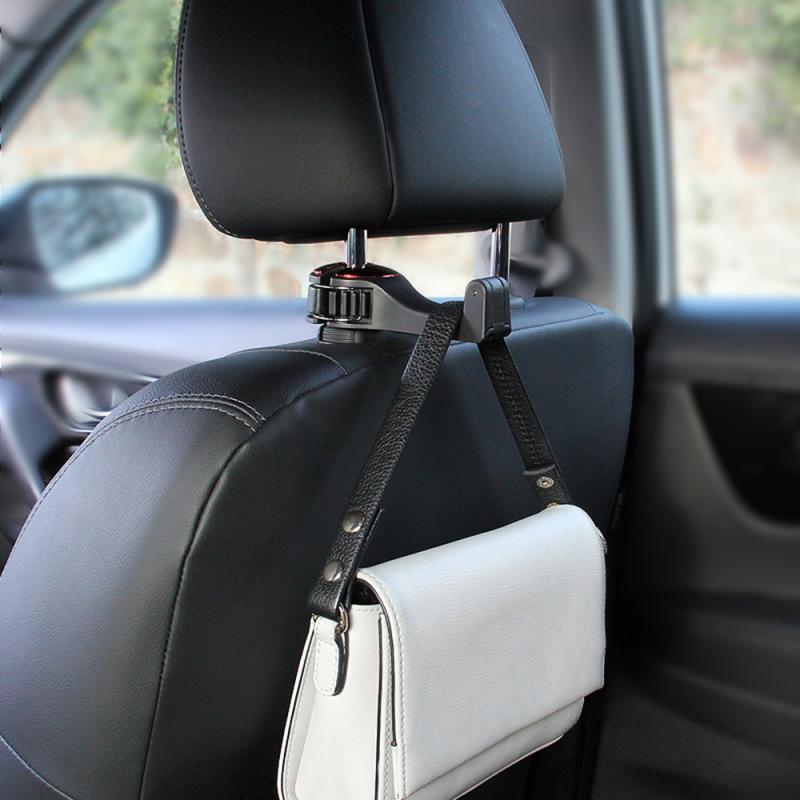 iGi4Shop Car Headrest Hook Phone Car Holder Car Hanger For A4 B6 Seat Back Hanger Storage Hook Phone Holder Auto Fastener Clip