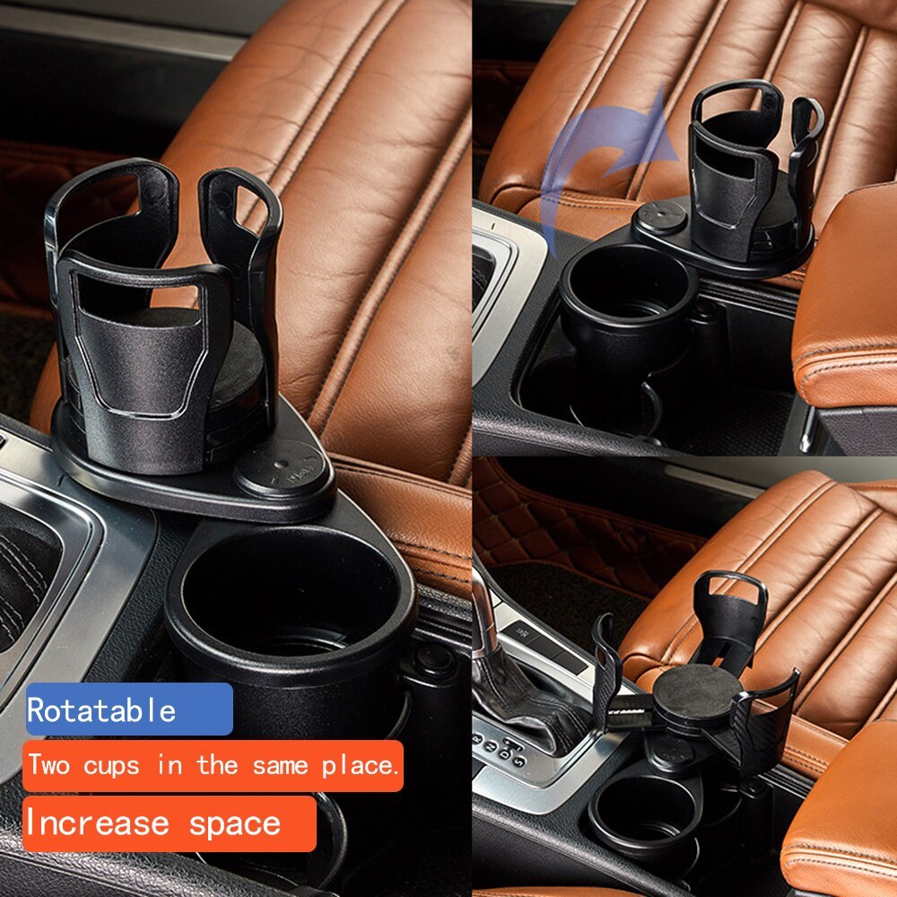 iGi4Shop Foldable Car Cup Holder Drinking Bottle Holder Cup Stand Bracket Sunglasses Phone Organizer Stowing Tidying Car Styling