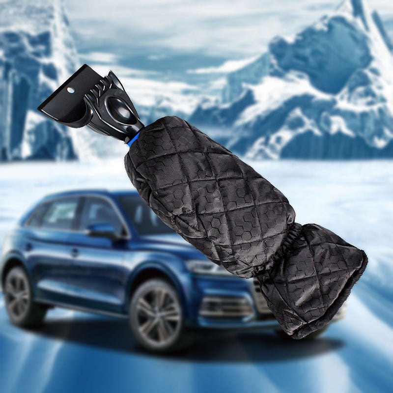 iGi4Shop Car Windshield Snow Scraper Mitten With Durable Handle, Waterproof Snow Remover Glove With Warm Thick Soft Fleece